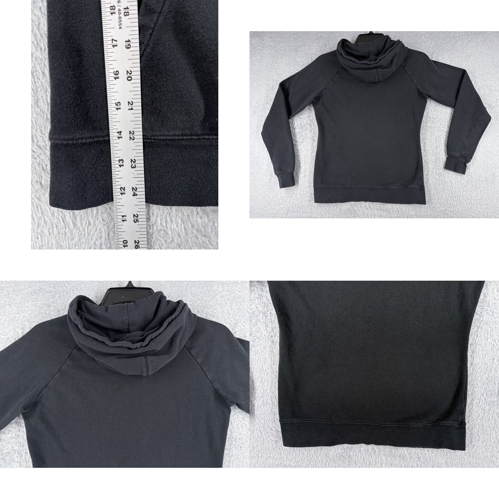 The North Face The North Face Hoodie Women Medium Black Pullover Sweater Floral Logo Pocket Cotton Blend Size M / US 6-8 / IT 42-44 - 9 Thumbnail