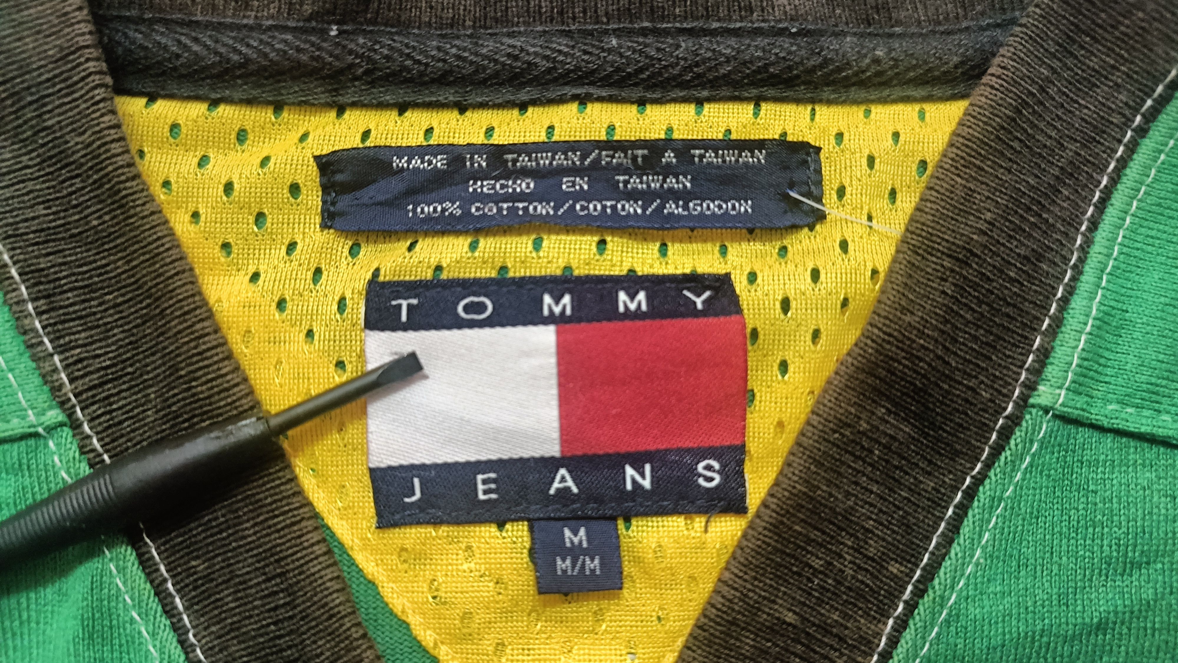 Rap Tees 🔥🔥 Rare Vintage 90s Tommy Hilfiger Jeans Sport Tech L/S Size US L / EU 52-54 / 3 - 5 Thumbnail