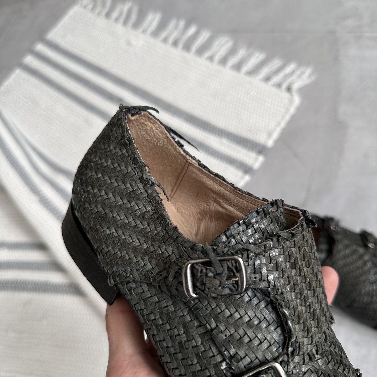 Dirk Bikkembergs Archive If Six Was Nine LGB Wicker Boots As 98 Guidi Vibe Size US 7 / IT 37 - 13 Thumbnail