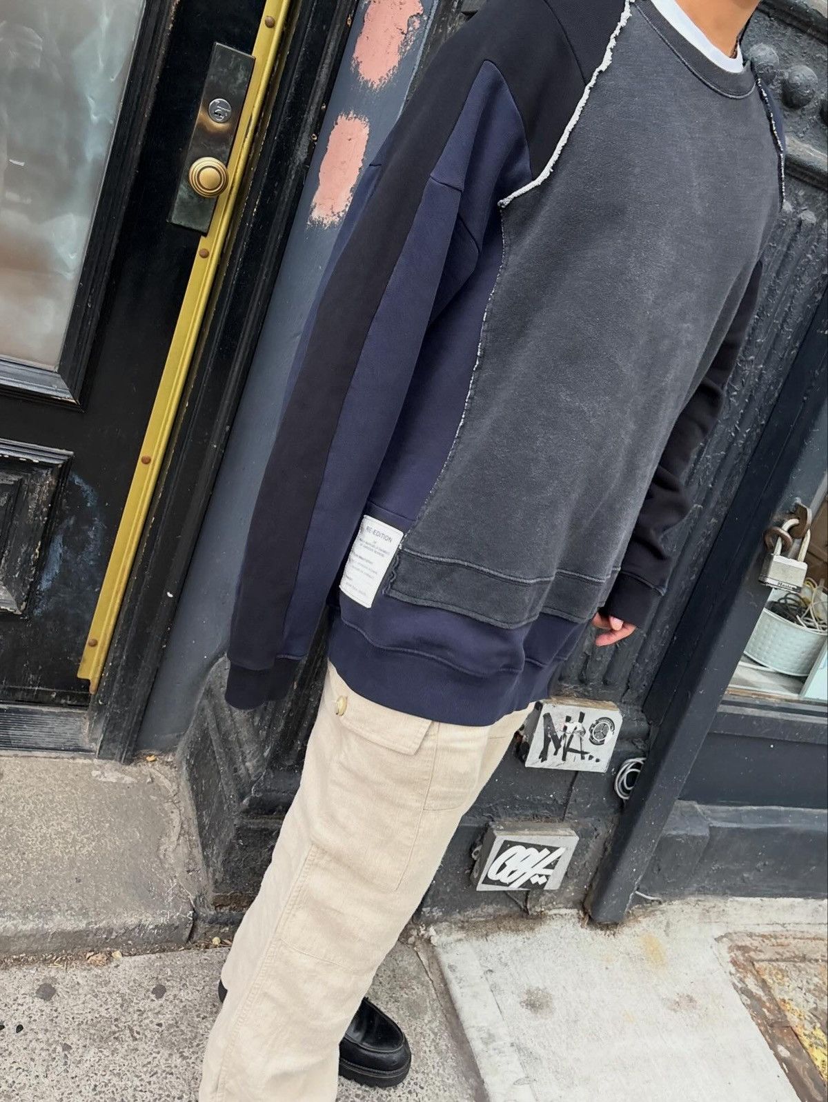 Maison Margiela MAISON MARGIELA - Re-Edition Oversized Patchwork Sweater 🫐 Size US M / EU 48-50 / 2 - 10 Thumbnail