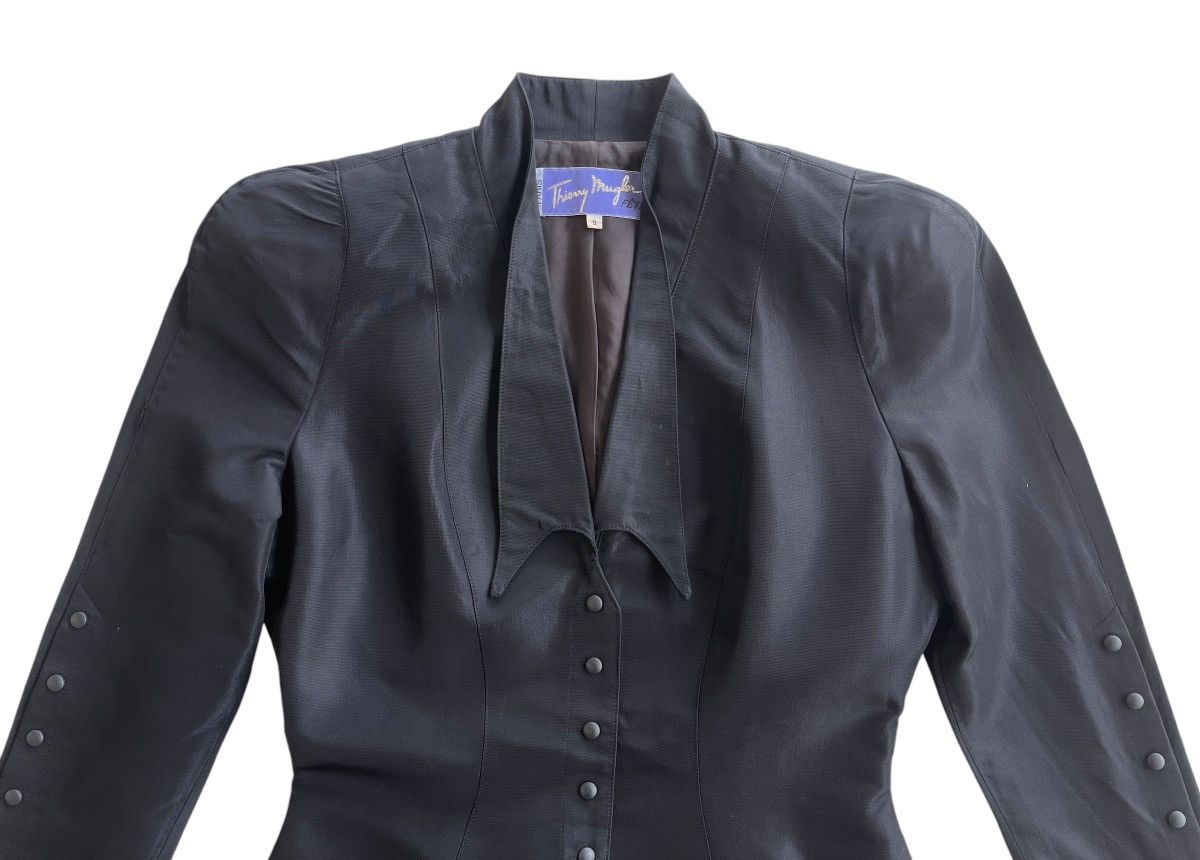 Thierry Mugler 1990s Iconic Structured Corseted Jacket Coat Size S / US 4 / IT 40 - 9 Thumbnail