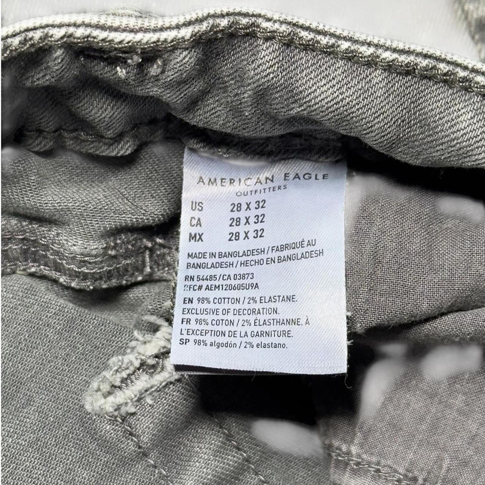 American Eagle Outfitters American eagle grey jeans in Size US 28 / EU 44 - 4 Thumbnail