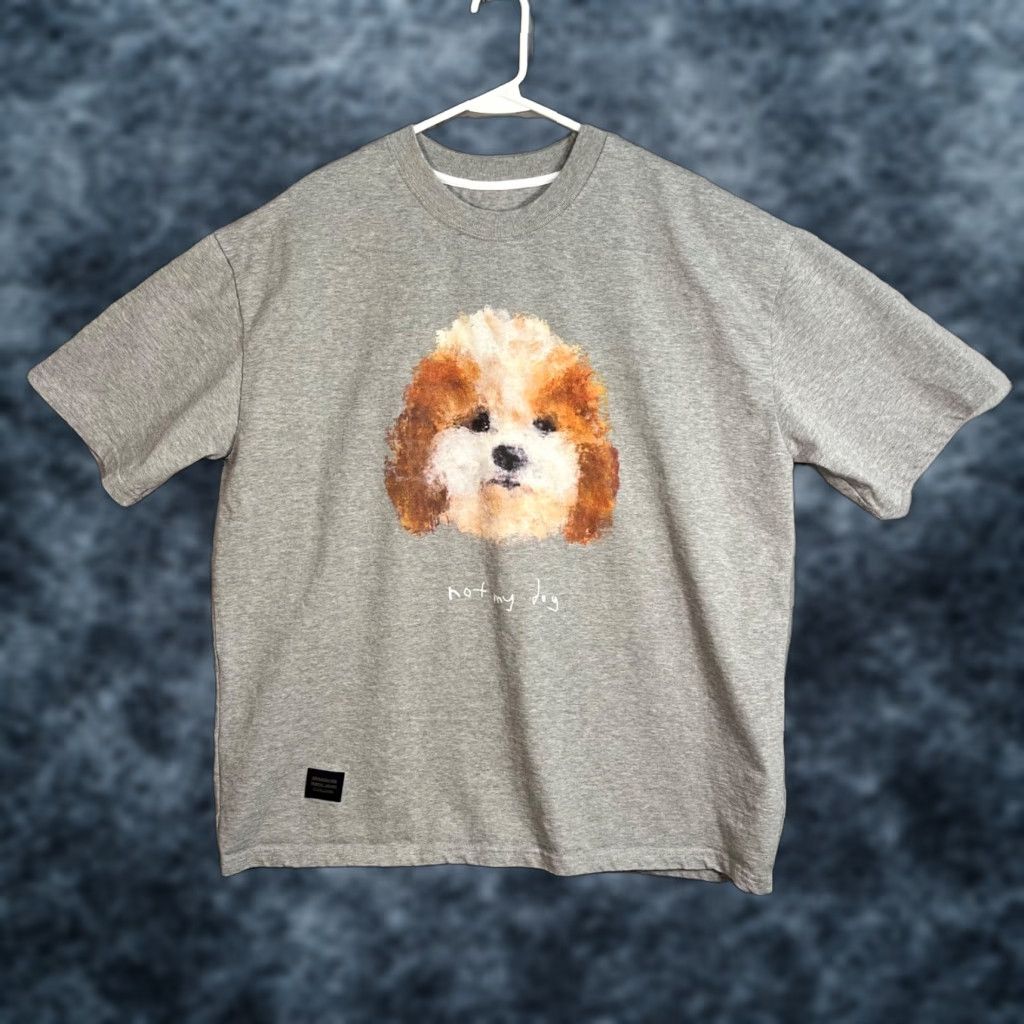 Vintage Groundwork Not My Dog Gray T-Shirt Dog Print Mens Large Groundwork Shirt Adult Mens Large Gray Dog Theme Vintage No Size US L / EU 52-54 / 3 - 1 Thumbnail