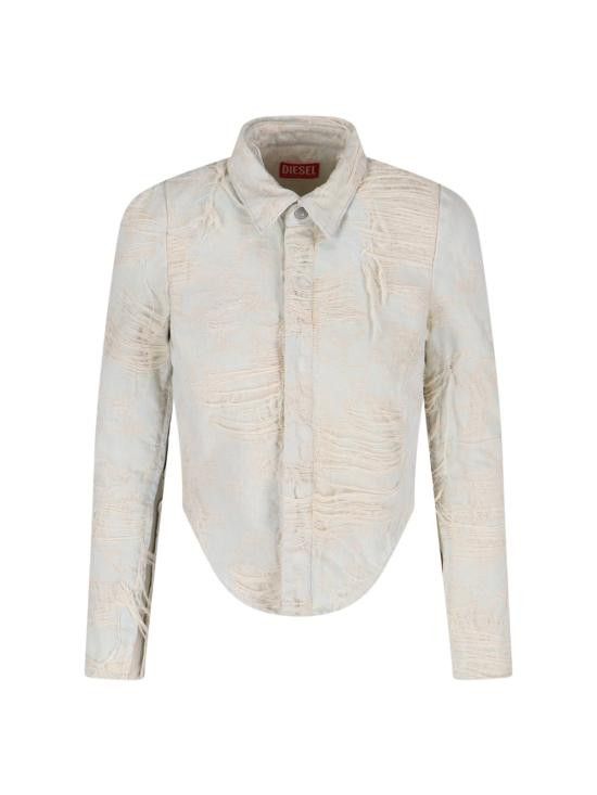 Diesel DIESEL Women Shirts A19061 09M40 01 White Size S / US 4 / IT 40 - 1 Thumbnail