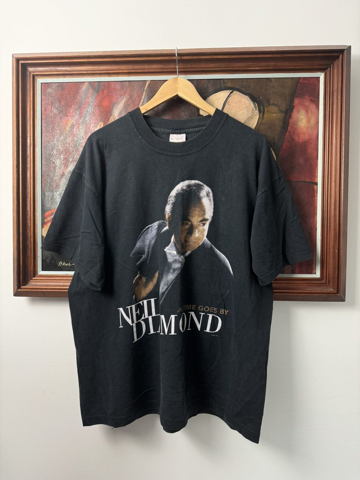 Band Tees Vintage Neil Diamond Band Tee Og 90s License Size US XL / EU 56 / 4 - 1 Thumbnail
