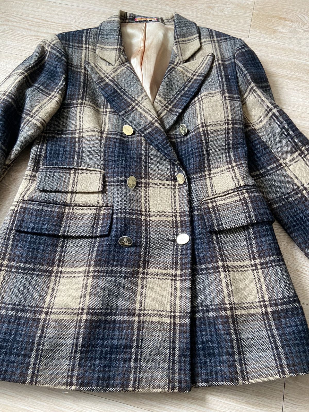 Vivienne Westwood 10 Vivienne westwood vintage 80s 90s tartan blazer jacket Size M / US 6-8 / IT 42-44 - 3 Thumbnail