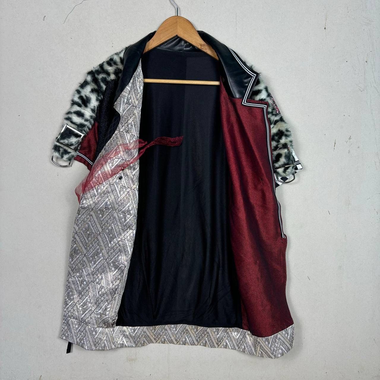 Beauty Beast Vintage Mixed Media BDSM Multi Patterned Jacket Size US L / EU 52-54 / 3 - 6 Thumbnail