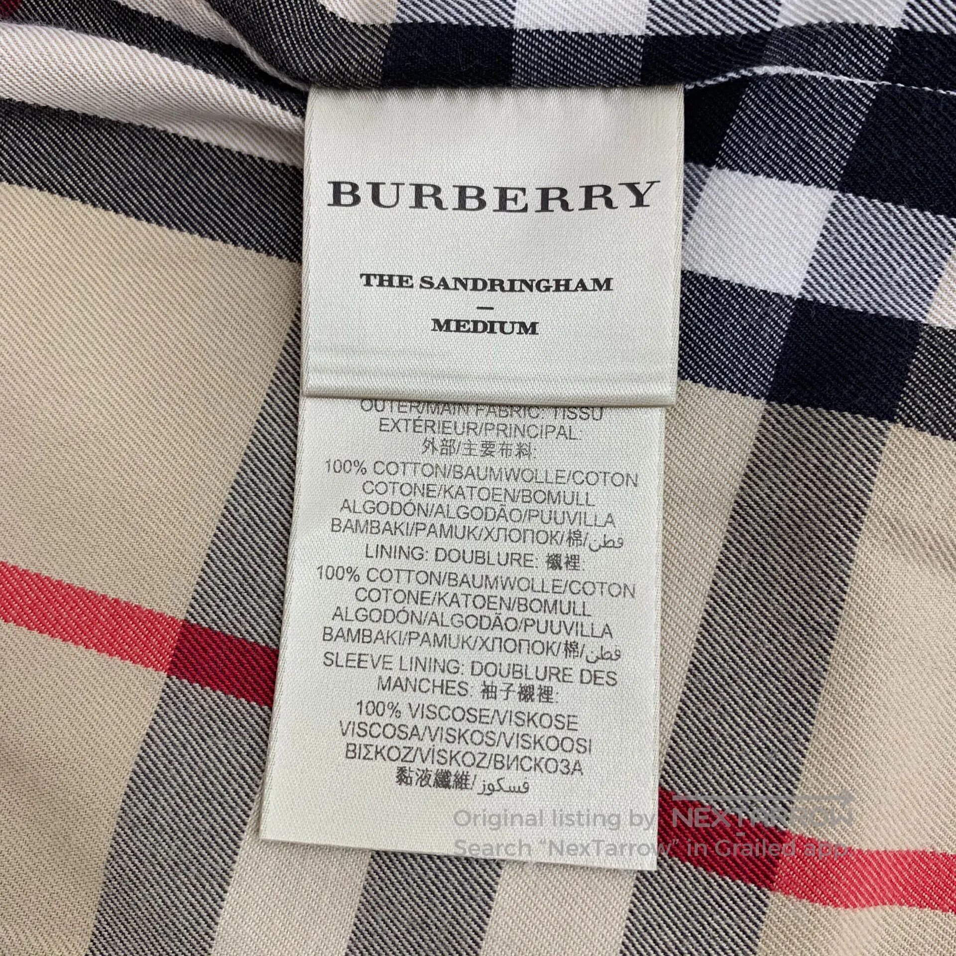 Burberry Burberry Brown Cotton Collar Double-breasted Long Sleeve B Size US S / EU 44-46 / 1 - 6 Thumbnail