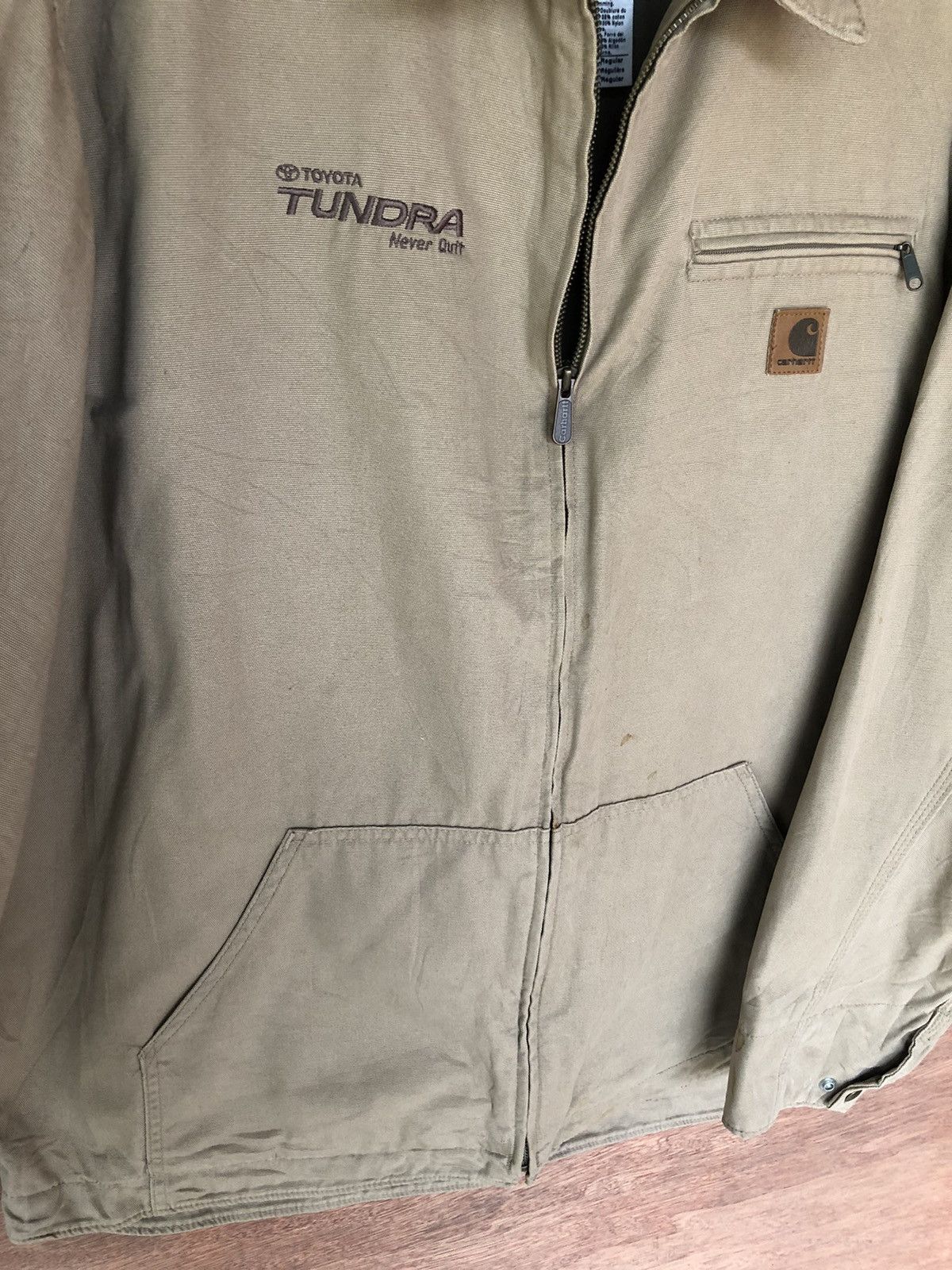 Carhartt × Carhartt Wip Vintage Carhartt Workwear Toyota Tundra Never Quit Jacket Size US XL / EU 56 / 4 - 8 Thumbnail