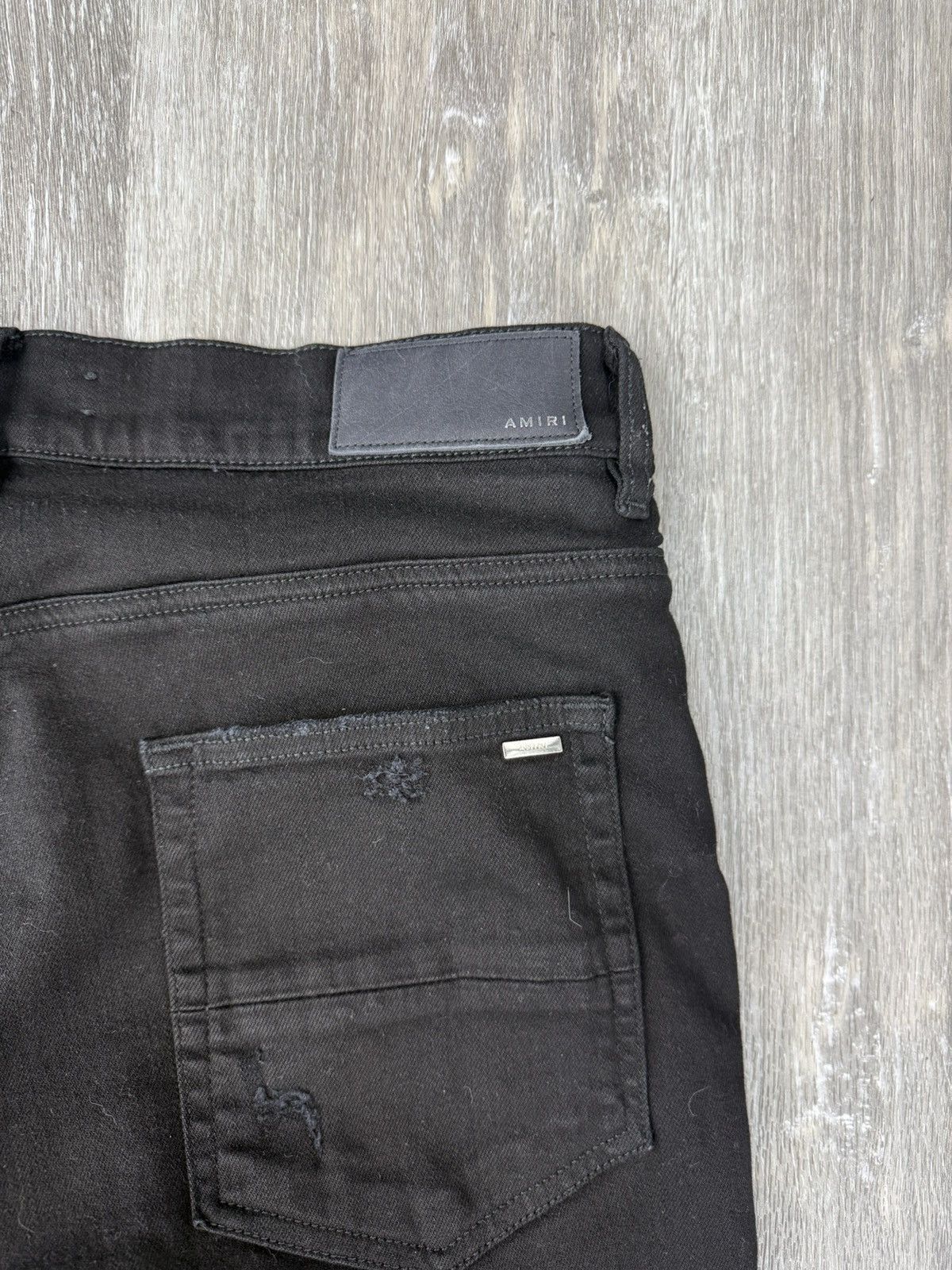 Amiri black on black patch amiri jeans Size US 32 / EU 48 - 4 Thumbnail