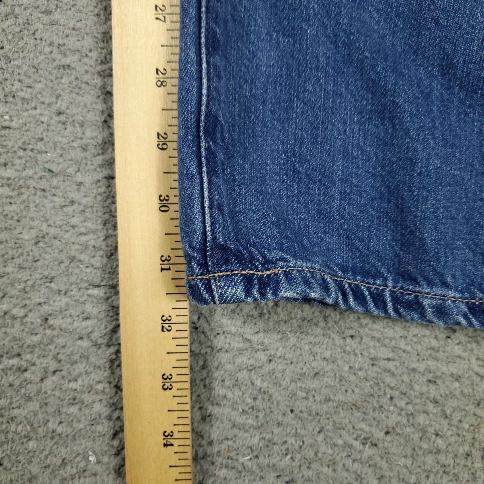 Vintage AG Adriano Goldschmied The Everett Jeans Mens 40x32 Blue Slim Straight Denim 5-Pocket Regular Rise Size US 40 / EU 56 - 5 Thumbnail