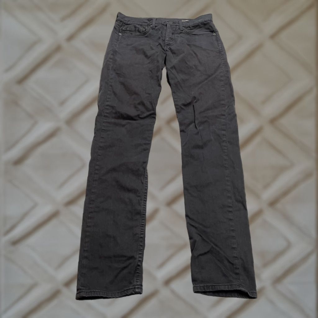 Rag & Bone Rag & Bone Jeans Mens 29 Dark Gray Extra Slim Fit 1 Skinny Pants Slacks 30x32 Size US 29 - 1 Thumbnail
