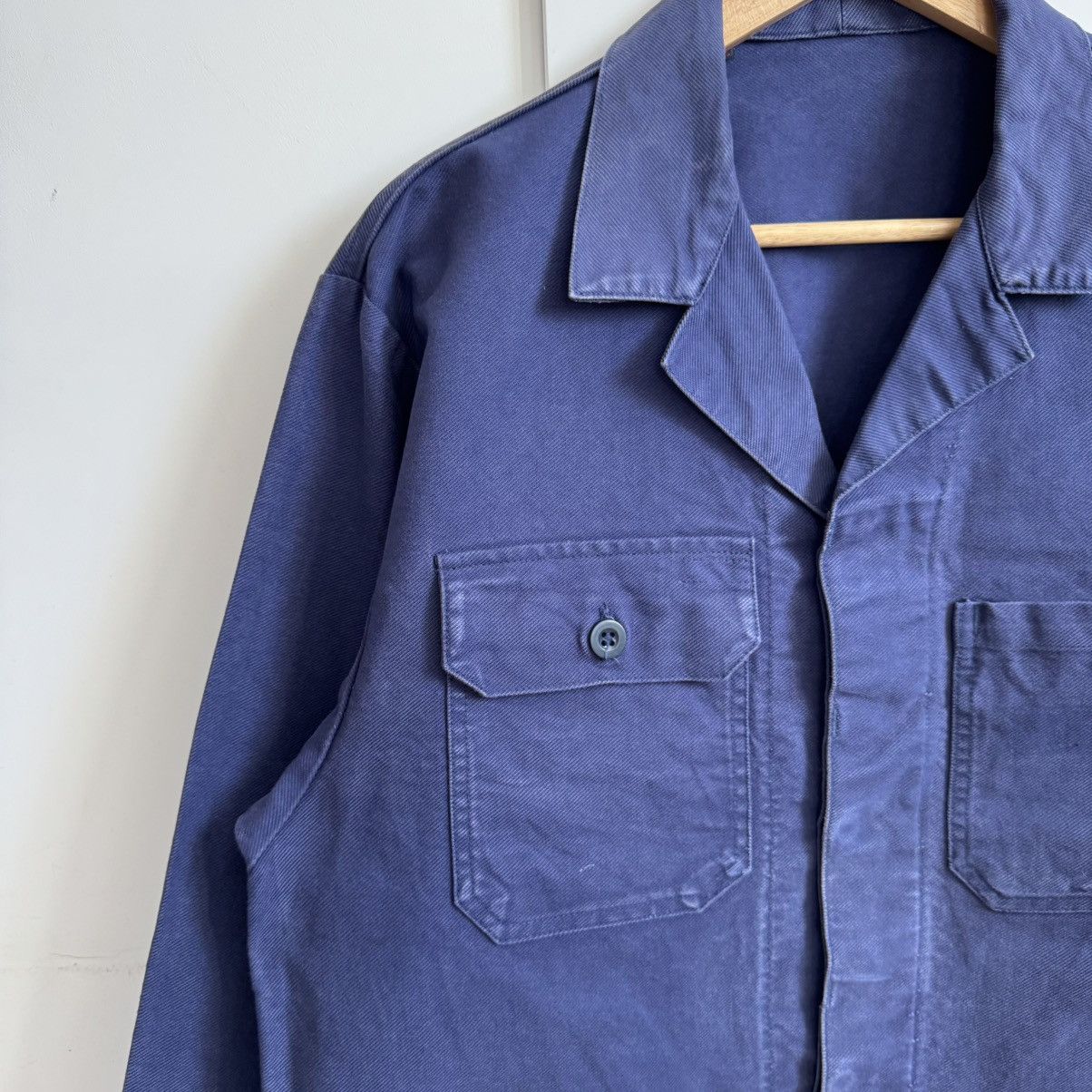 Le Laboureur Sun faded vintage french works distressed jacket Size US M / EU 48-50 / 2 - 3 Thumbnail