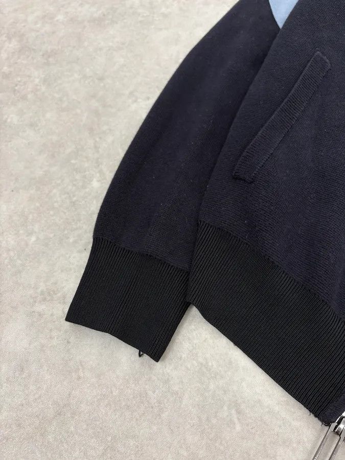 Emporio Armani AW2019 Emporio Armani Navy Slim Zip-up Sweater Size US S / EU 44-46 / 1 - 8 Thumbnail