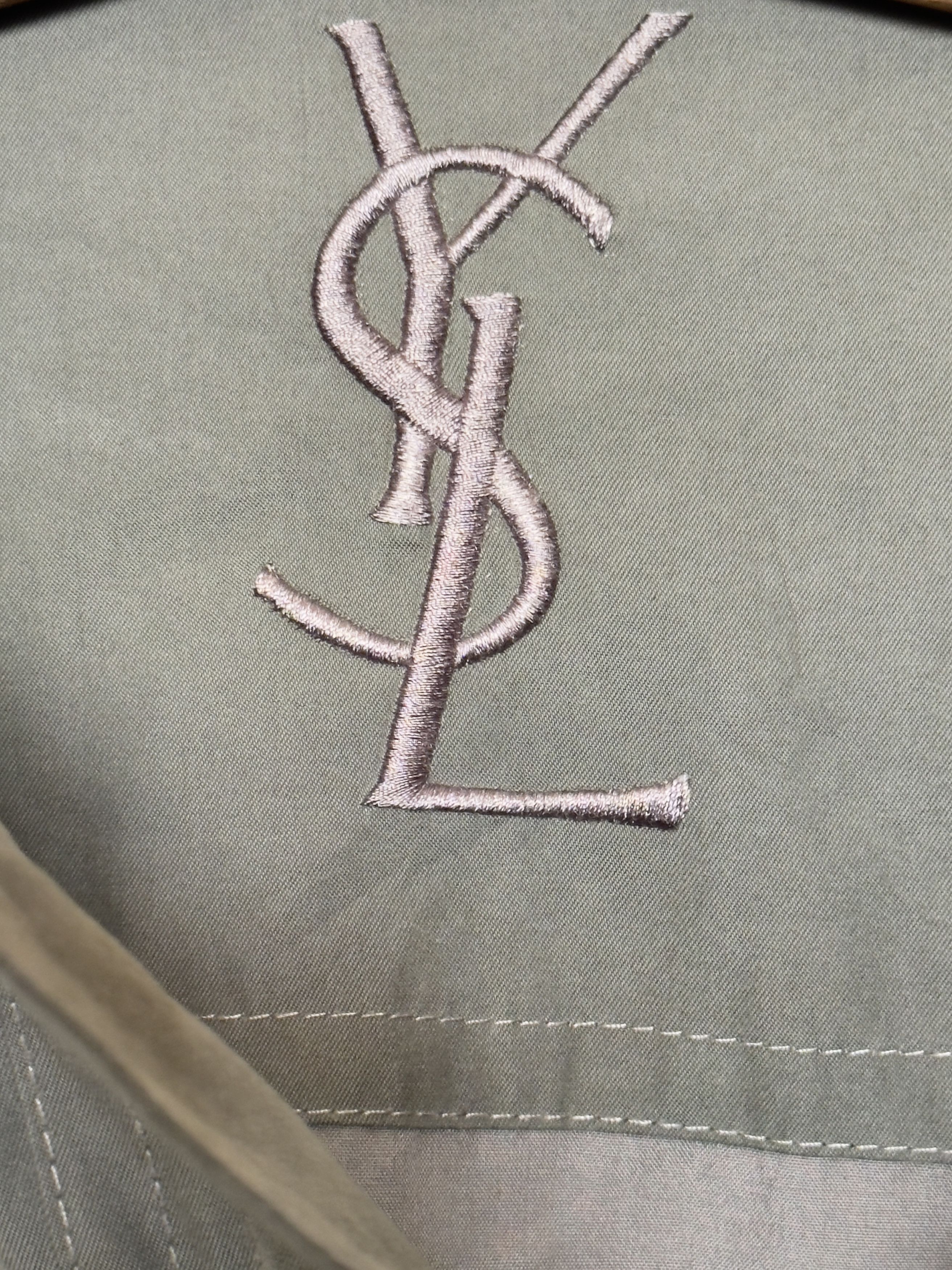 Yves Saint Laurent 🔥 down jacket parka Yves Saint Laurent khaki vintage YSL Size US L / EU 52-54 / 3 - 6 Thumbnail
