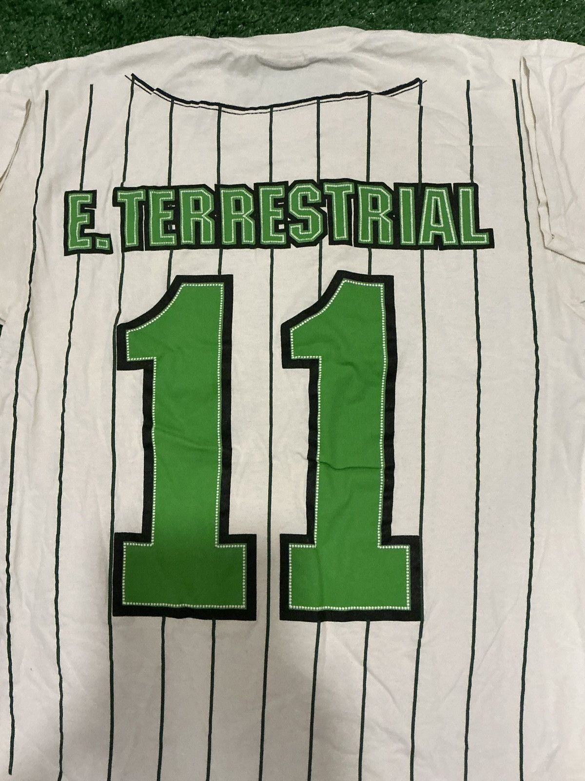 Vintage 1996 LogoTel Alien Invaders Baseball Jersey Shirt Size XL Size US XL / EU 56 / 4 - 6 Thumbnail