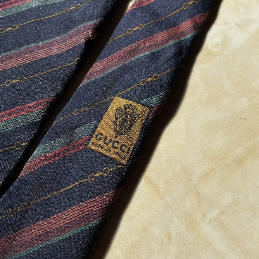 Gucci Gucci Striped Ties Size ONE SIZE - 4 Thumbnail