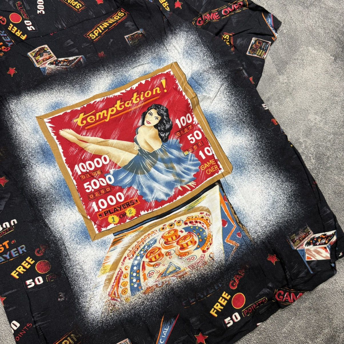 Kennington Ltd. Vintage KENNINGTON Ltd. Rayon hawaiian S/S pinball Size US XXL / EU 58 / 5 - 4 Thumbnail