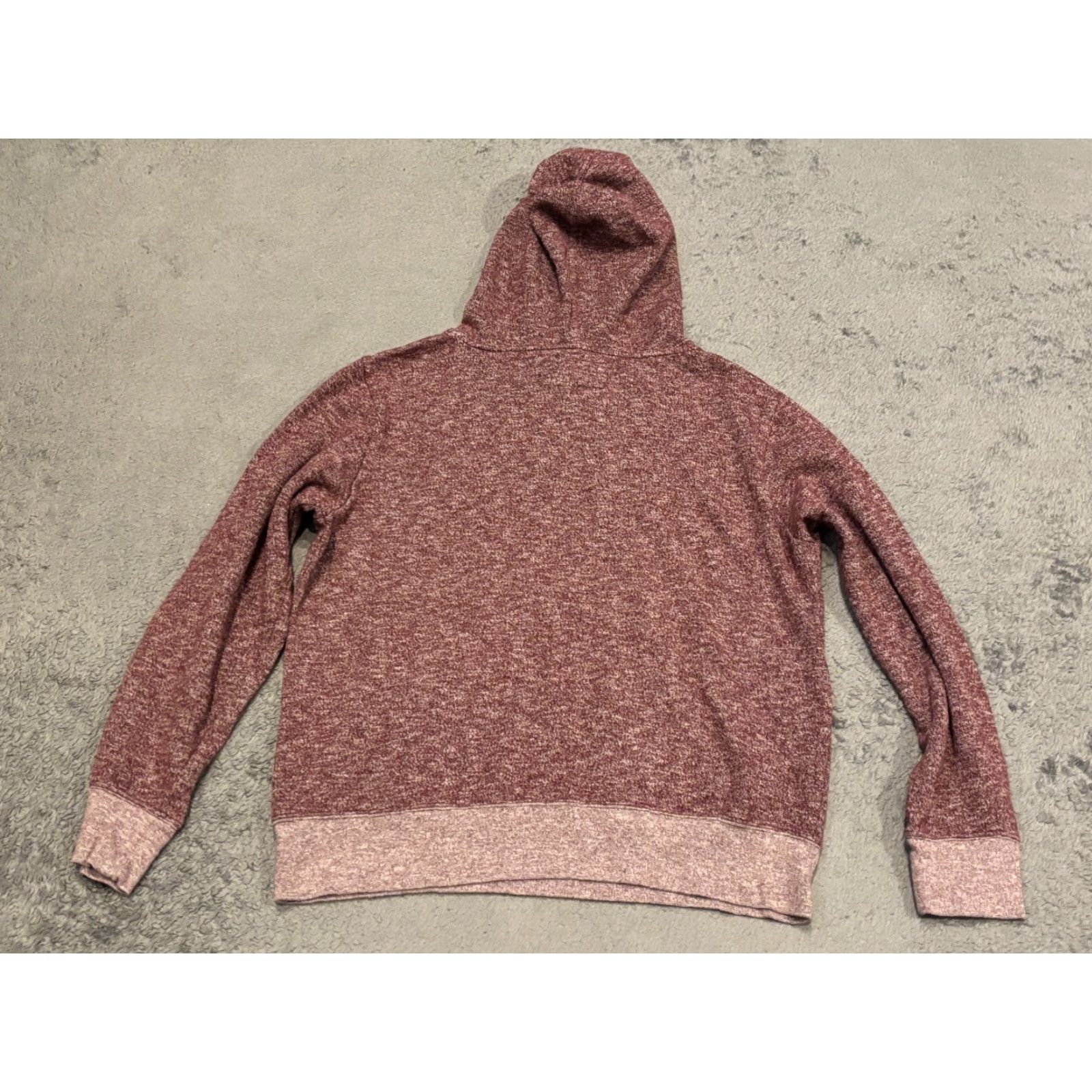 Express VINTAGE Express Hoodie Womens Medium Pullover Purple Fleece Hood Buttons Sweatshirt Size M / US 6-8 / IT 42-44 - 5 Thumbnail