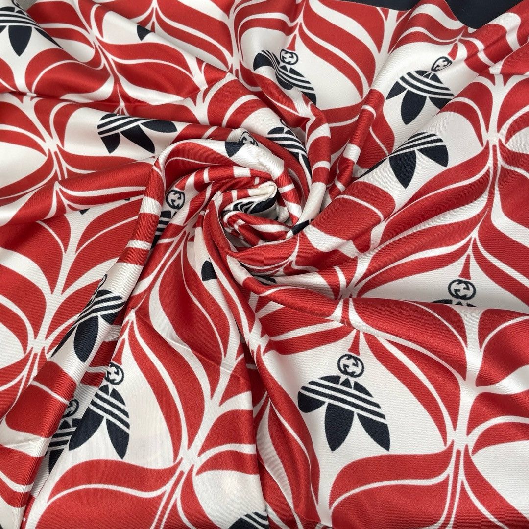 Adidas × Gucci Gucci x adidas silk scarf New Size ONE SIZE - 5 Thumbnail