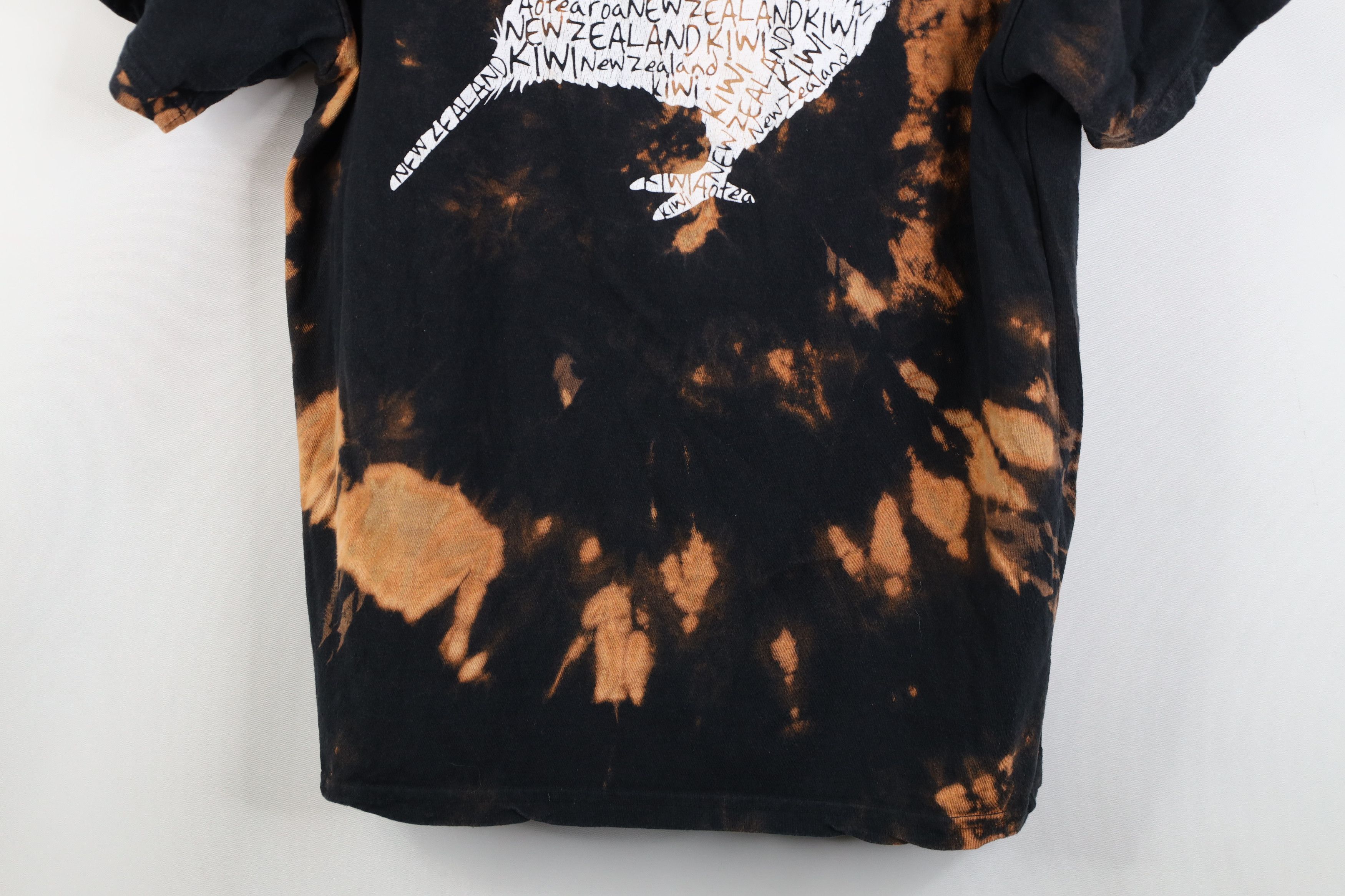 Vintage Vintage Streetwear Wash New Zealand Kiwi Bird T-Shirt Black Size M / US 6-8 / IT 42-44 - 3 Thumbnail