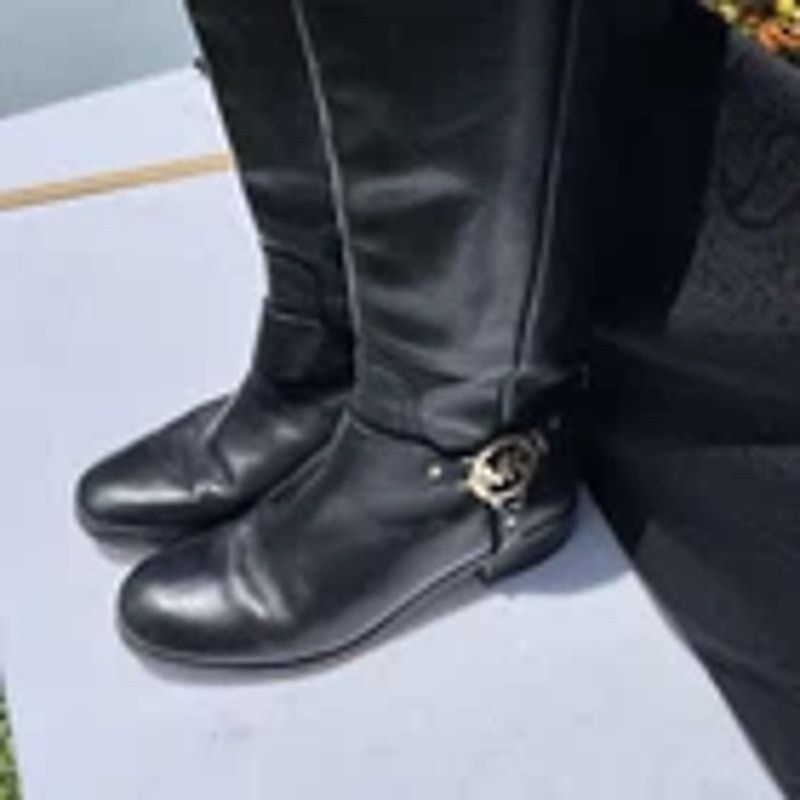 Michael Kors Michael Kors Black Leather Hamilton Riding Boots Sz 6 M Size US 6 / IT 36 - 2 Thumbnail