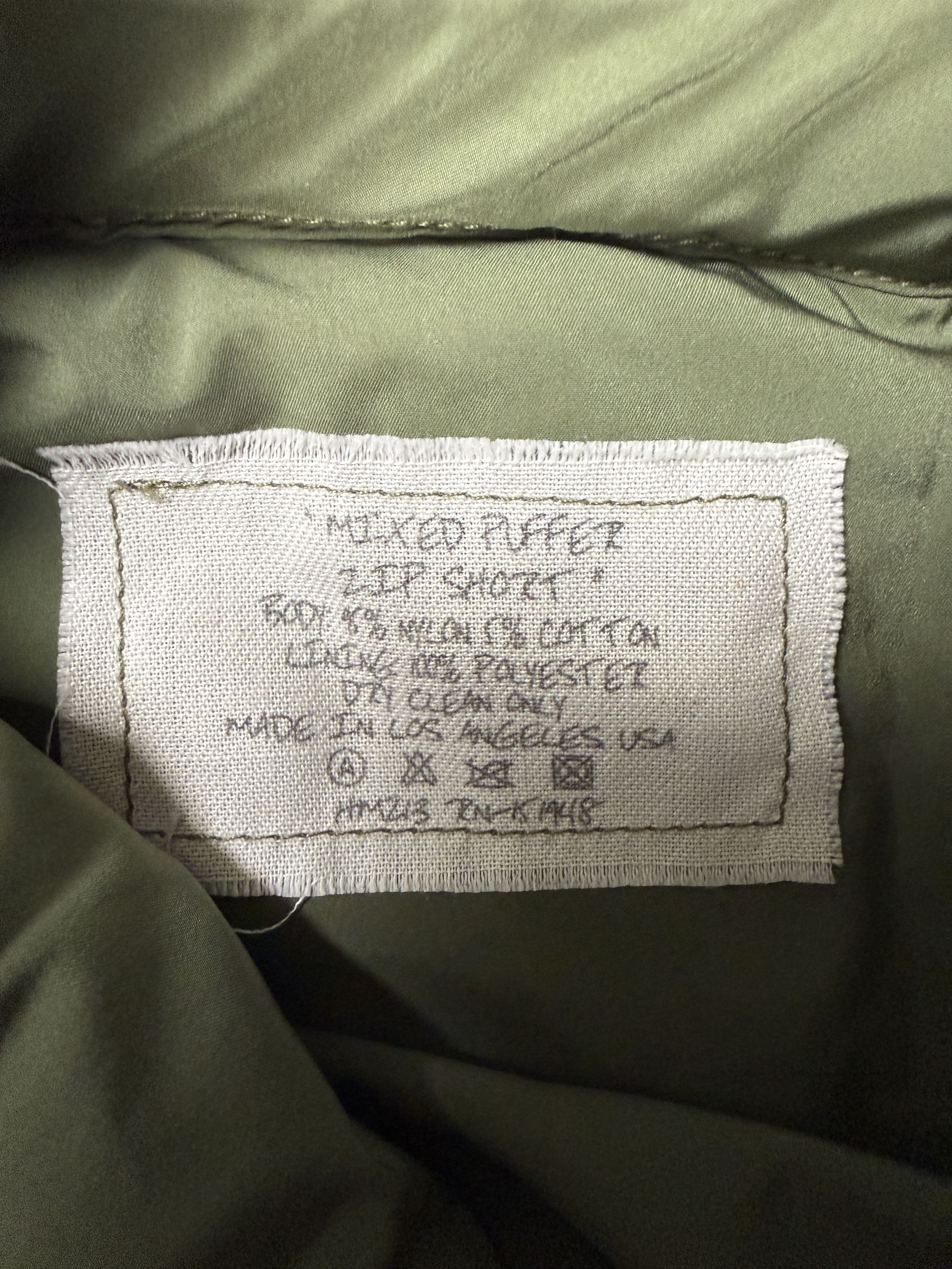 Greg Lauren $1525 Greg Lauren Mixed Puffer Zip Short Size US 28 / EU 44 - 12 Thumbnail