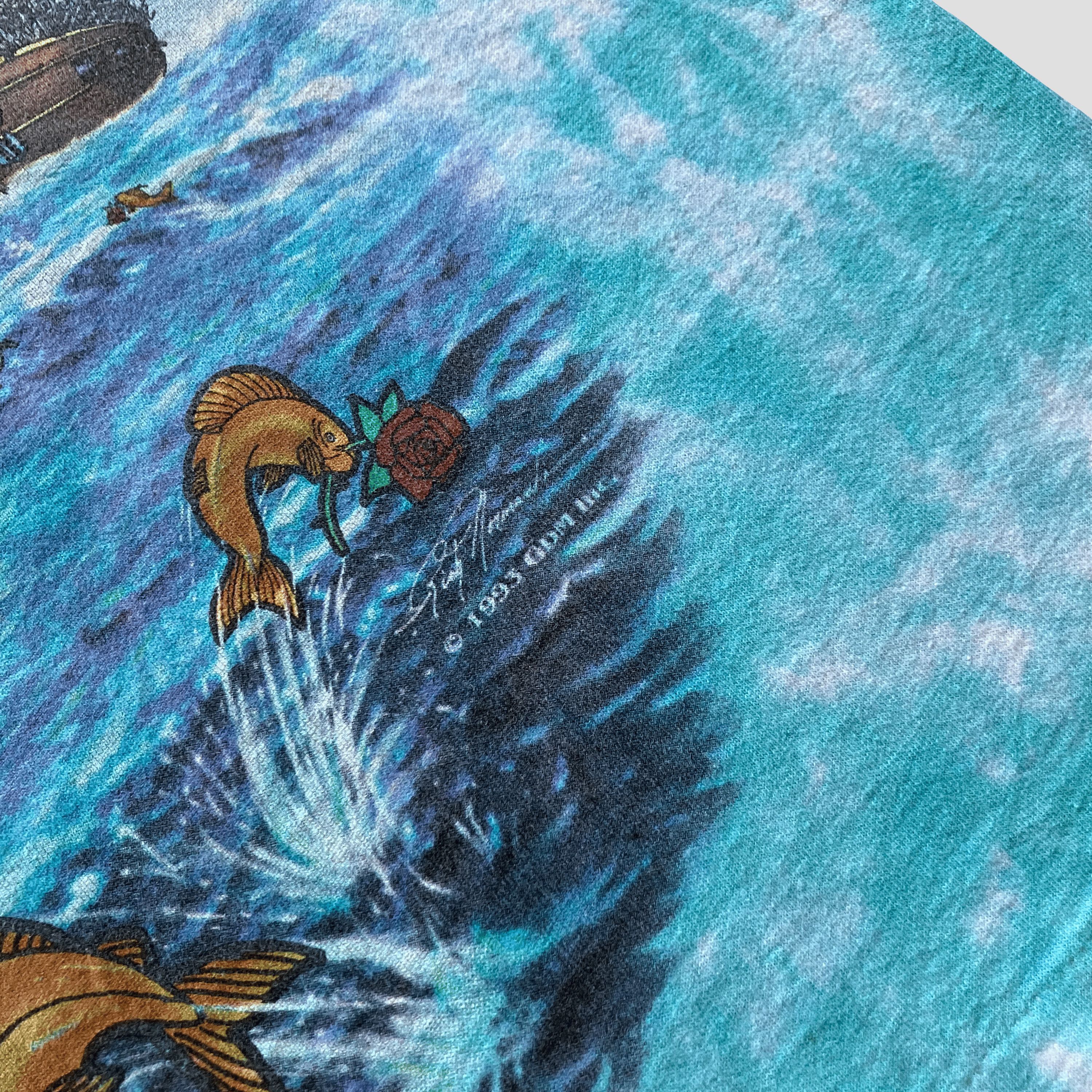 Band Tees Vintage 1993 Grateful Dead Ship Of Fools T-Shirt Size US XL / EU 56 / 4 - 3 Thumbnail