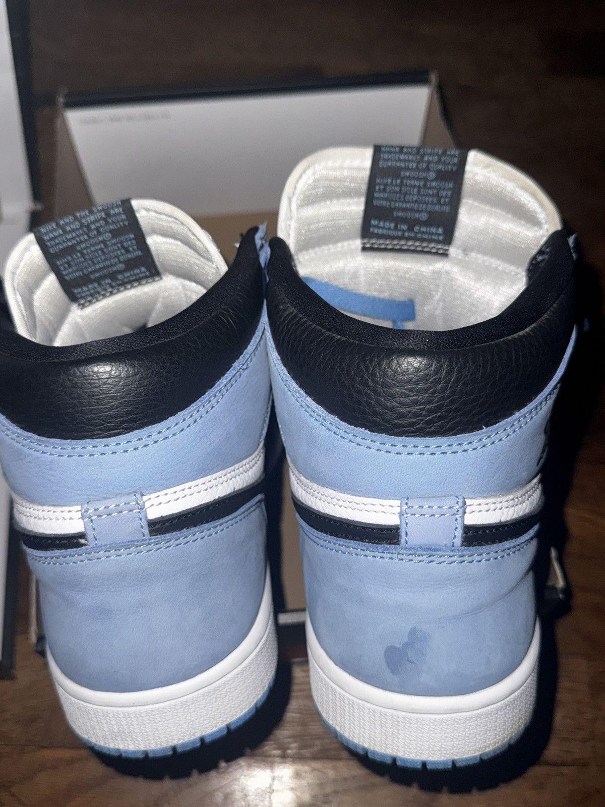 Jordan Brand Jordan 1 Retro High OG University Blue Size US 9.5 / EU 42-43 - 7 Thumbnail