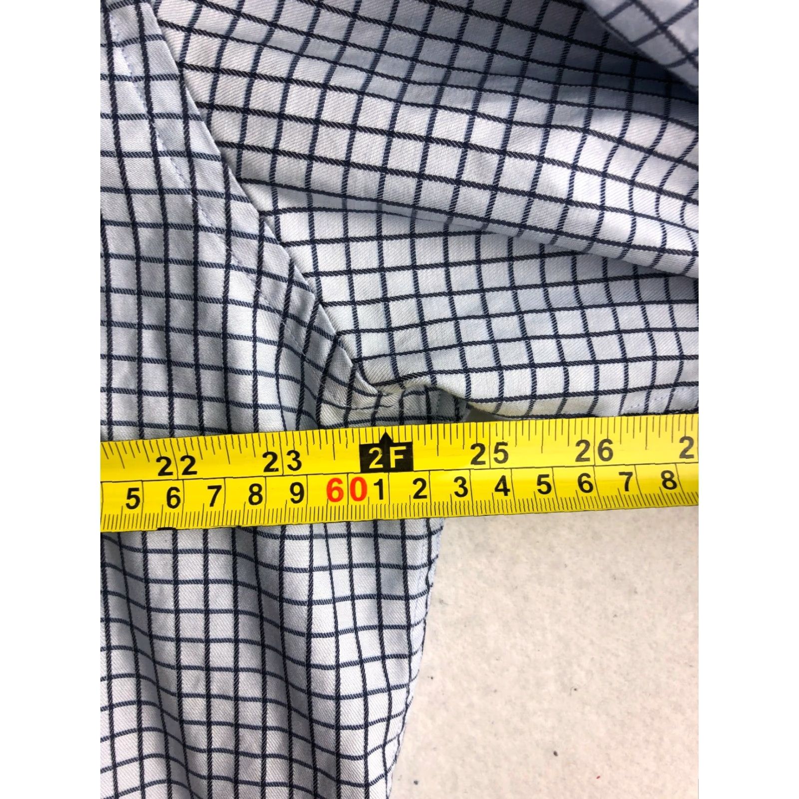 Pronto Uomo Pronto Uomo Shirt Long Sleeve Button-Up Mens XXL Blue Plaid Shirt Size US XXL / EU 58 / 5 - 4 Thumbnail