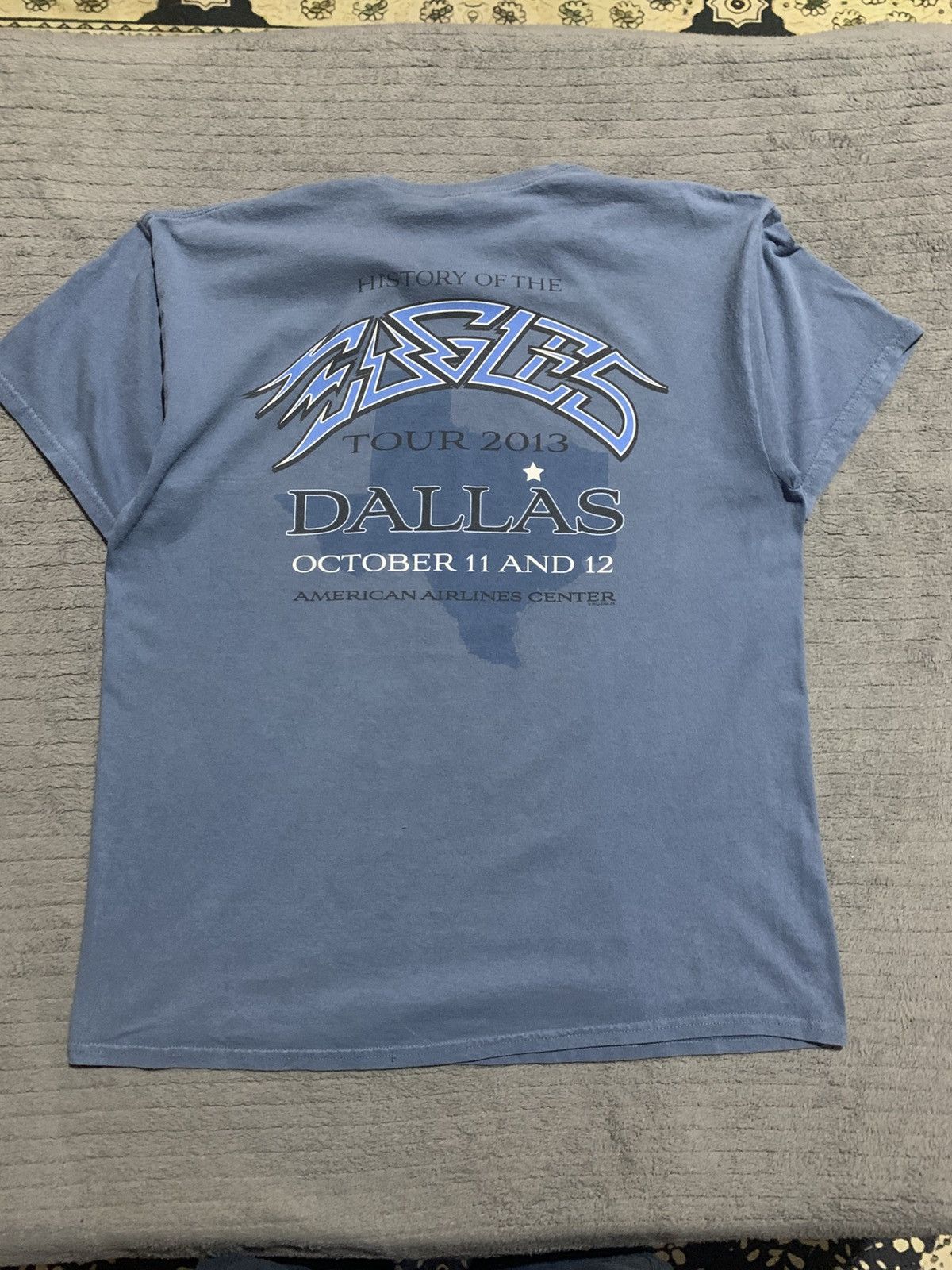 Band Tees The Eagles T Shirt 2013 Tour Dallas October Size US L / EU 52-54 / 3 - 5 Thumbnail