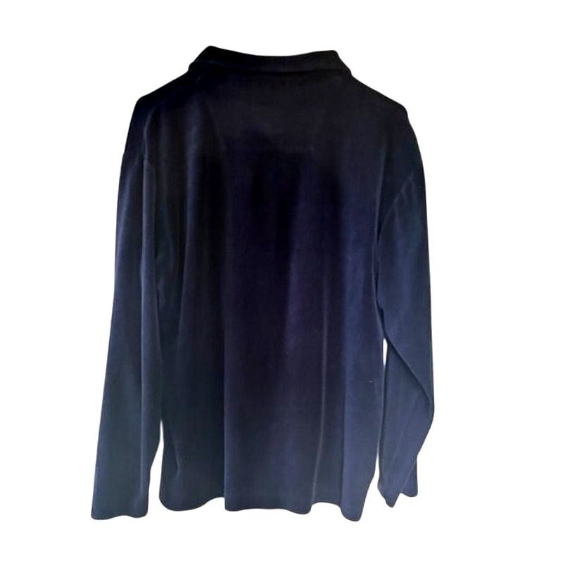 Fila FILA Sport The Collection Velour 1/4 Zip Pullover Navy M Size US M / EU 48-50 / 2 - 3 Thumbnail