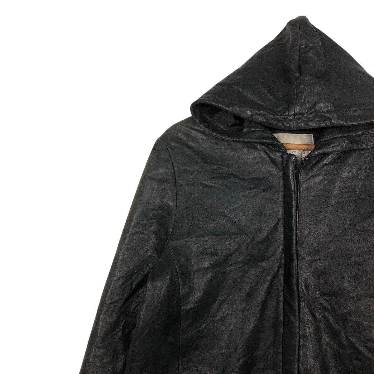 Japanese Brand 📌Rich Black Vintage Leather Jacket Nine West Issey Miyake Size US M / EU 48-50 / 2 - 8 Thumbnail