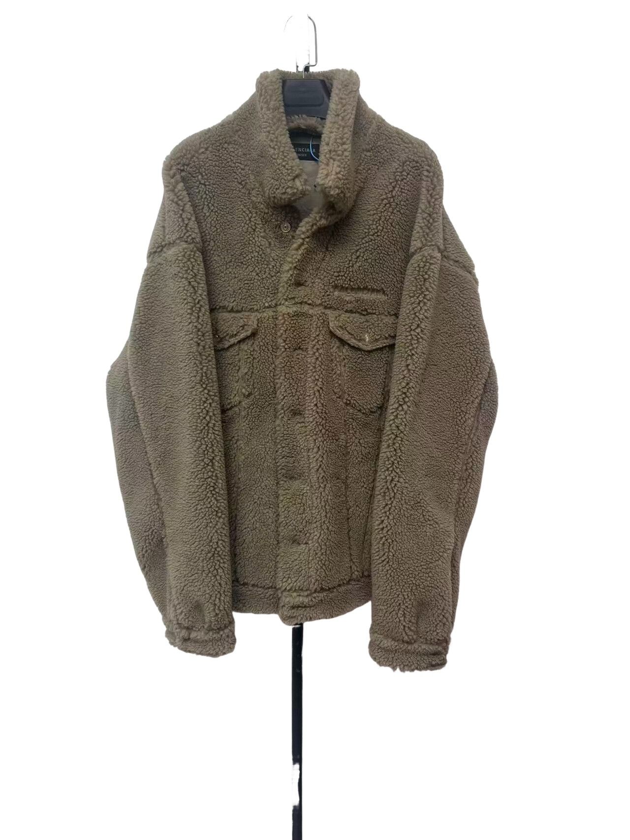 Balenciaga Balenciaga Fleece Button-Up Jacket Size 2 Size US M / EU 48-50 / 2 - 1 Thumbnail