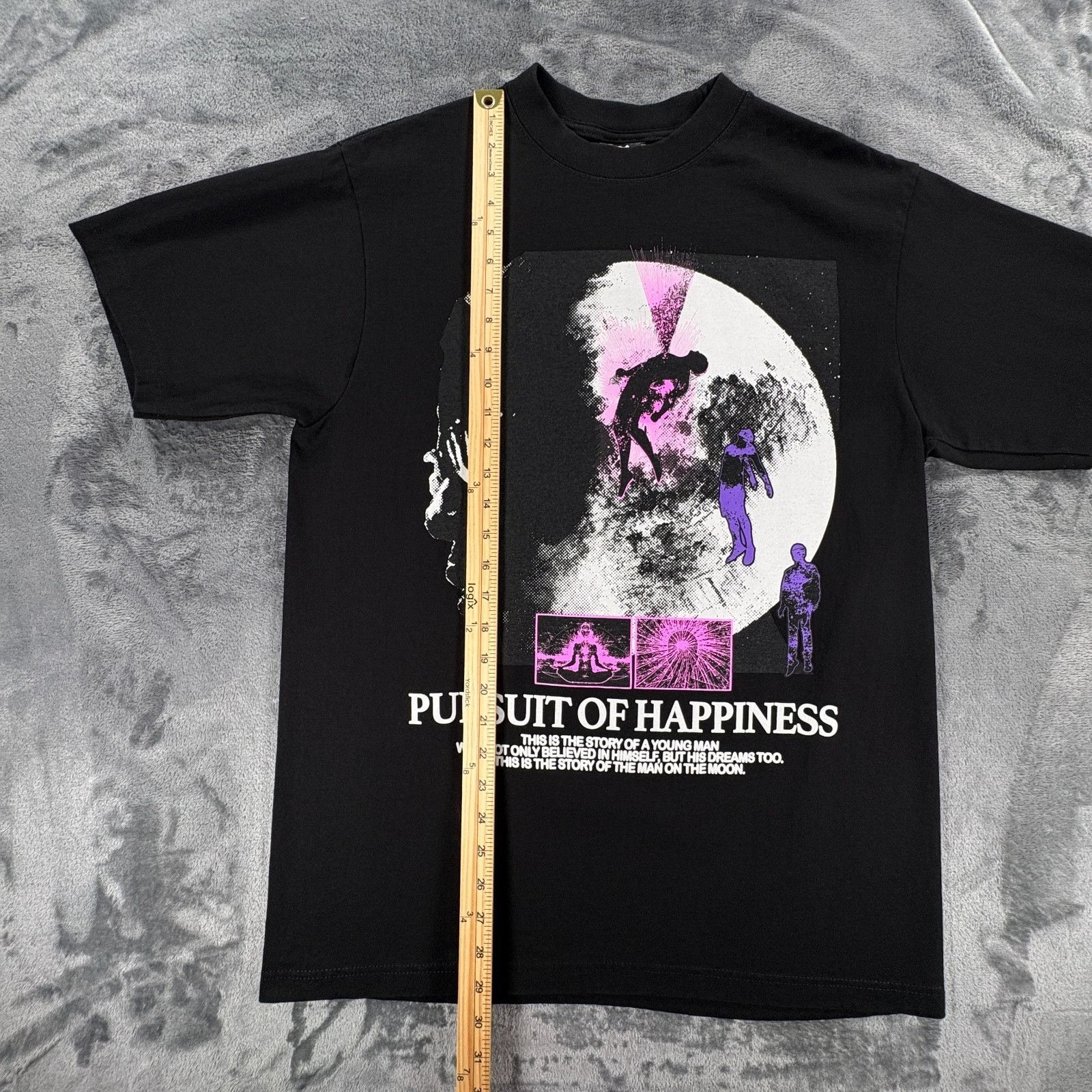 Other Kid Cudi Pursuit Of Happiness Heavy T Shirt Men L Man On T Size US L / EU 52-54 / 3 - 8 Thumbnail