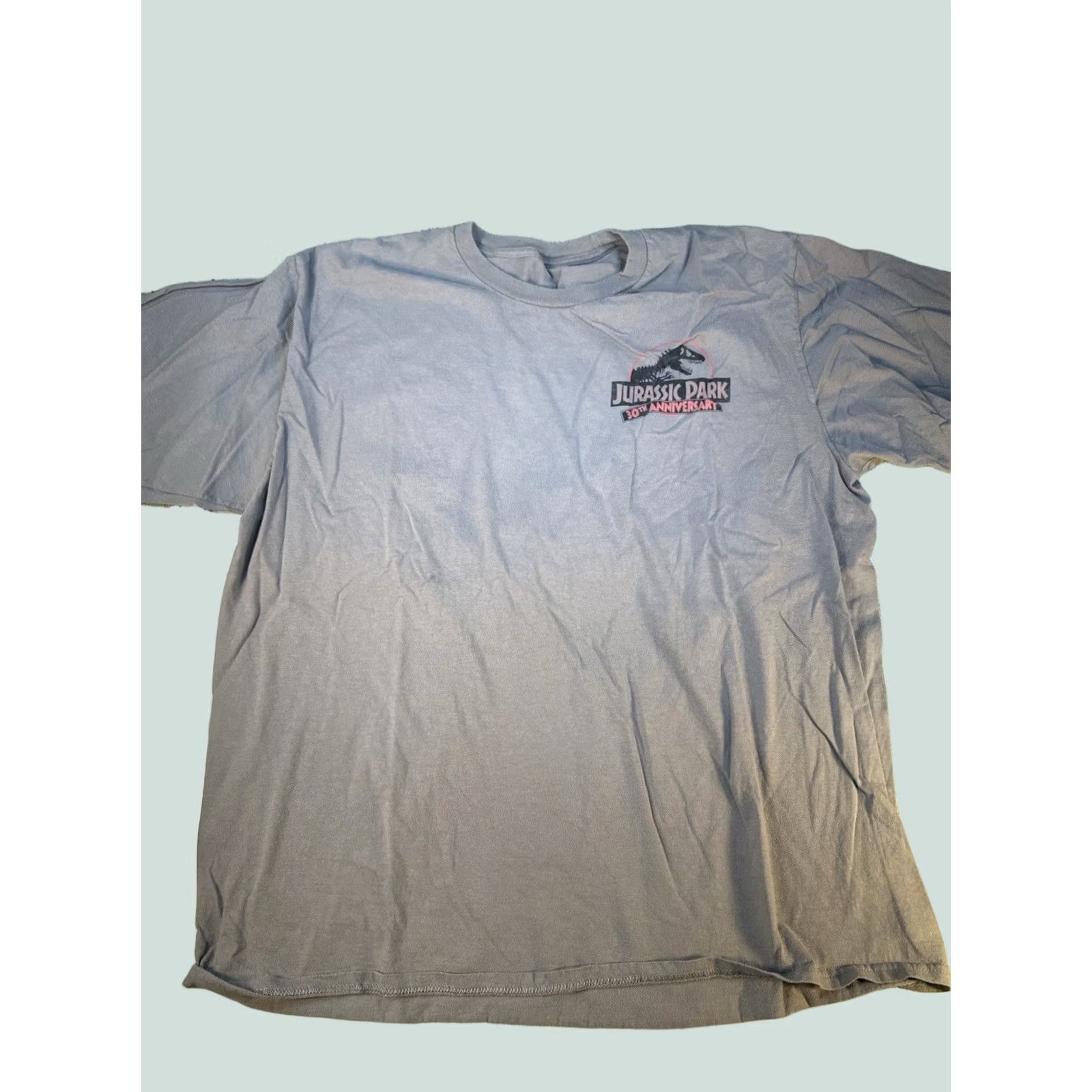 Vintage VINTAGE Jurassic Park 30th Anniversary T-Shirt Gray JP Biohazard Graphic Mens XL Size US L / EU 52-54 / 3 - 1 Thumbnail