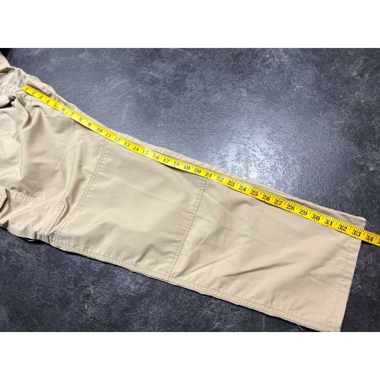 Vintage 5.11 Tactical Beige Khaki Cargo Pants - 40x34 - Lightweight, Moisture Wicking, Anti-Odor - Men’s Size US 40 / EU 56 - 5 Thumbnail