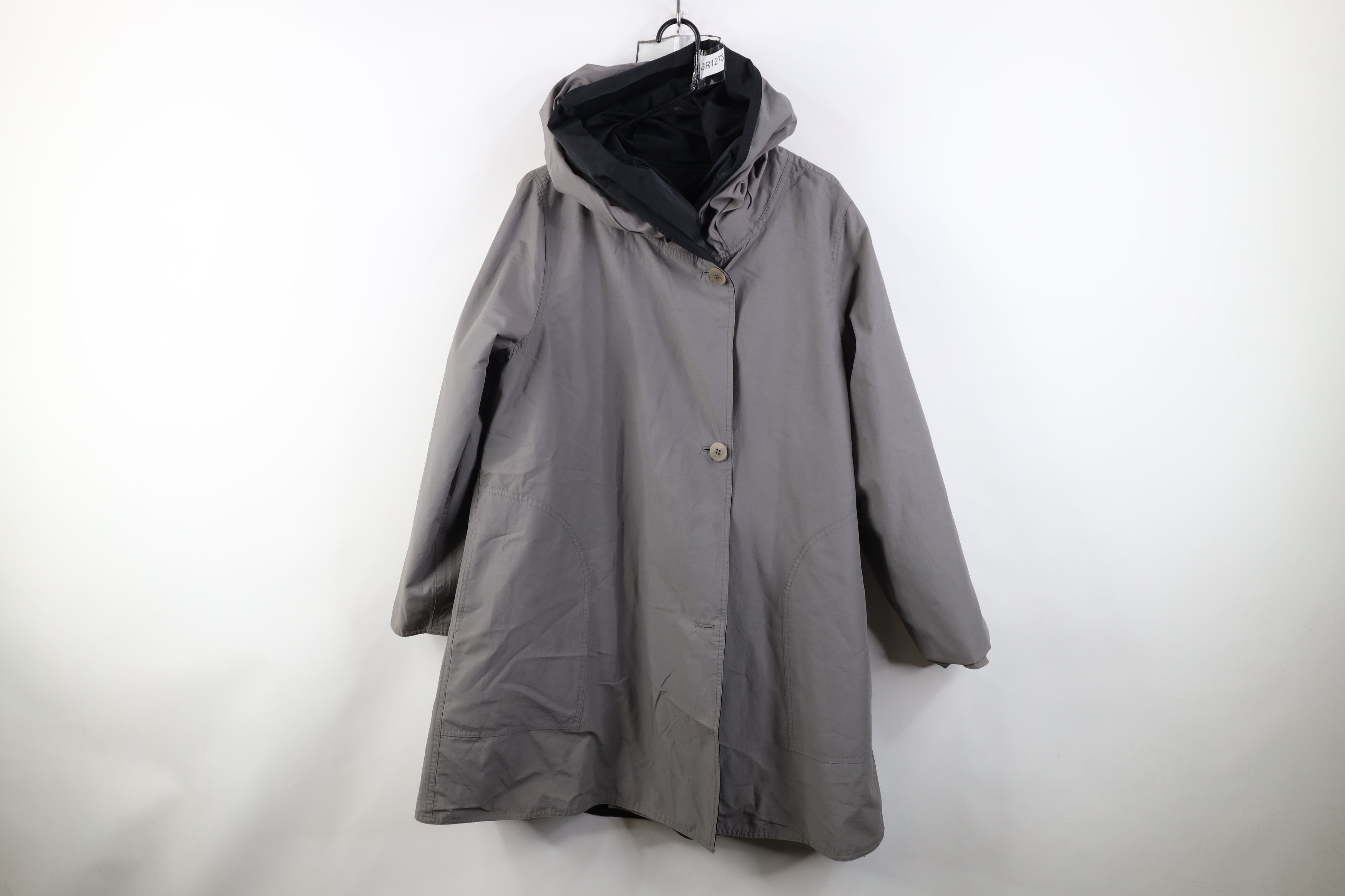 Eileen Fisher Eileen Fisher Nylon Reversible Hooded Parka Jacket Coat Size L / US 10 / IT 46 - 11 Thumbnail