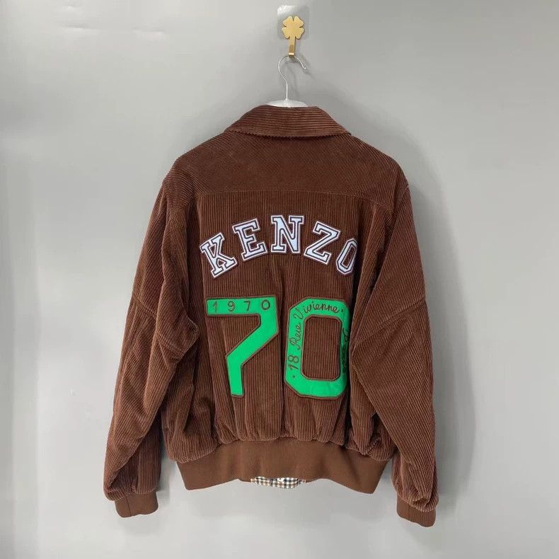 Kenzo KENZO Long Sleeve Jacket in Brown Color-2506 Size US XL / EU 56 / 4 - 2 Thumbnail