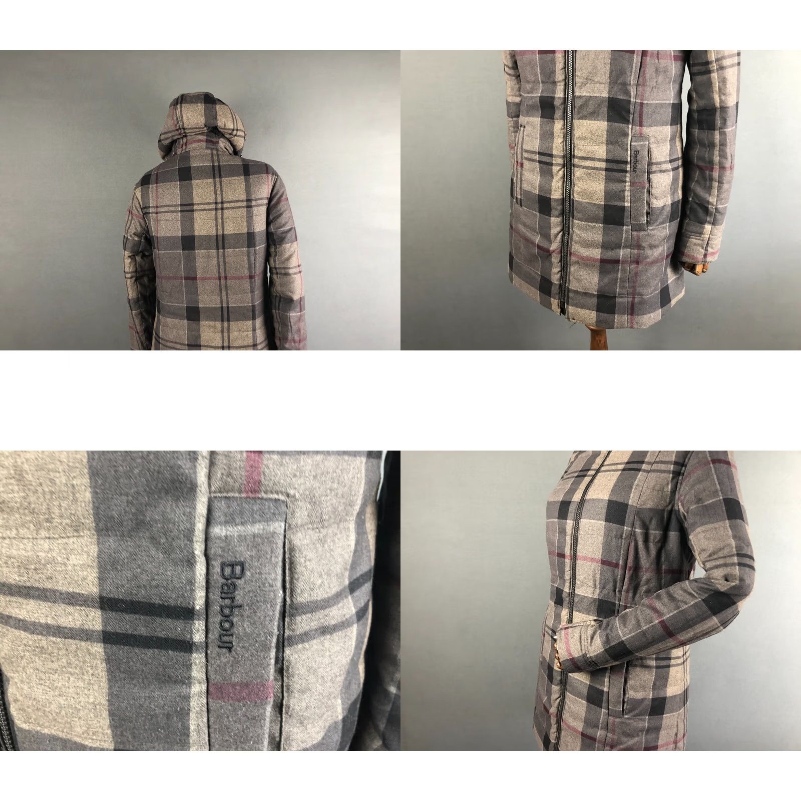 Barbour Barbour Carlin Quilt Jacket Size 8 Black Polyester Hooded Reversible Women's Size M / US 6-8 / IT 42-44 - 10 Thumbnail