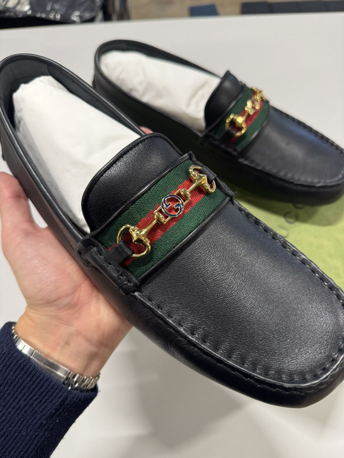 Gucci Gucci Signature GG Leather Loafer NEW 1000$ Size US 7.5 / EU 40-41 - 2 Thumbnail
