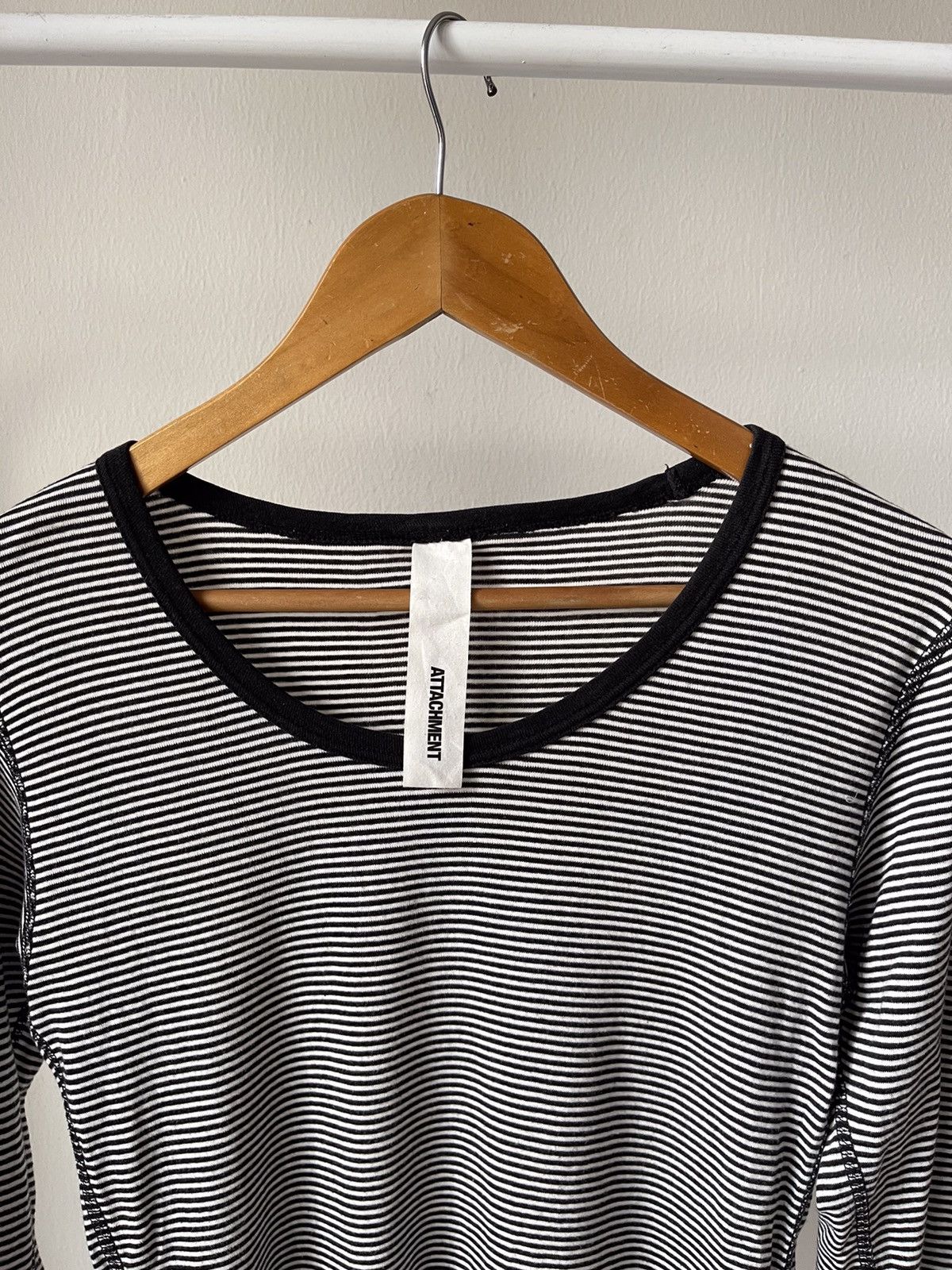 Attachment × Kazuyuki Kumagai Attachment Attachment Kazuyuki kumagai Stripe Long sleeve Size US XS / EU 42 / 0 - 4 Thumbnail