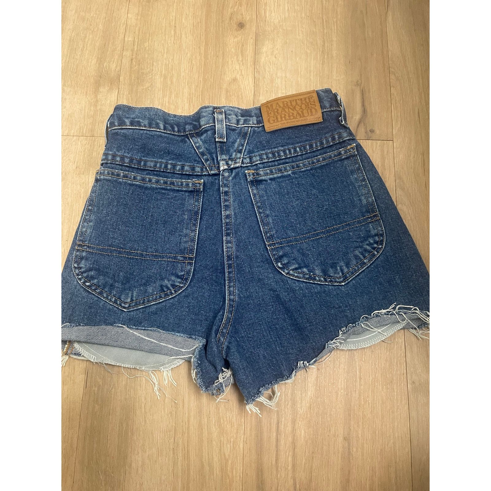 Marithe + Francois Girbaud VTG Girbaud Womens Size 3/4 Denim Cut Off Shorts Marithe Size 25" / US 0 / IT 36 - 3 Thumbnail