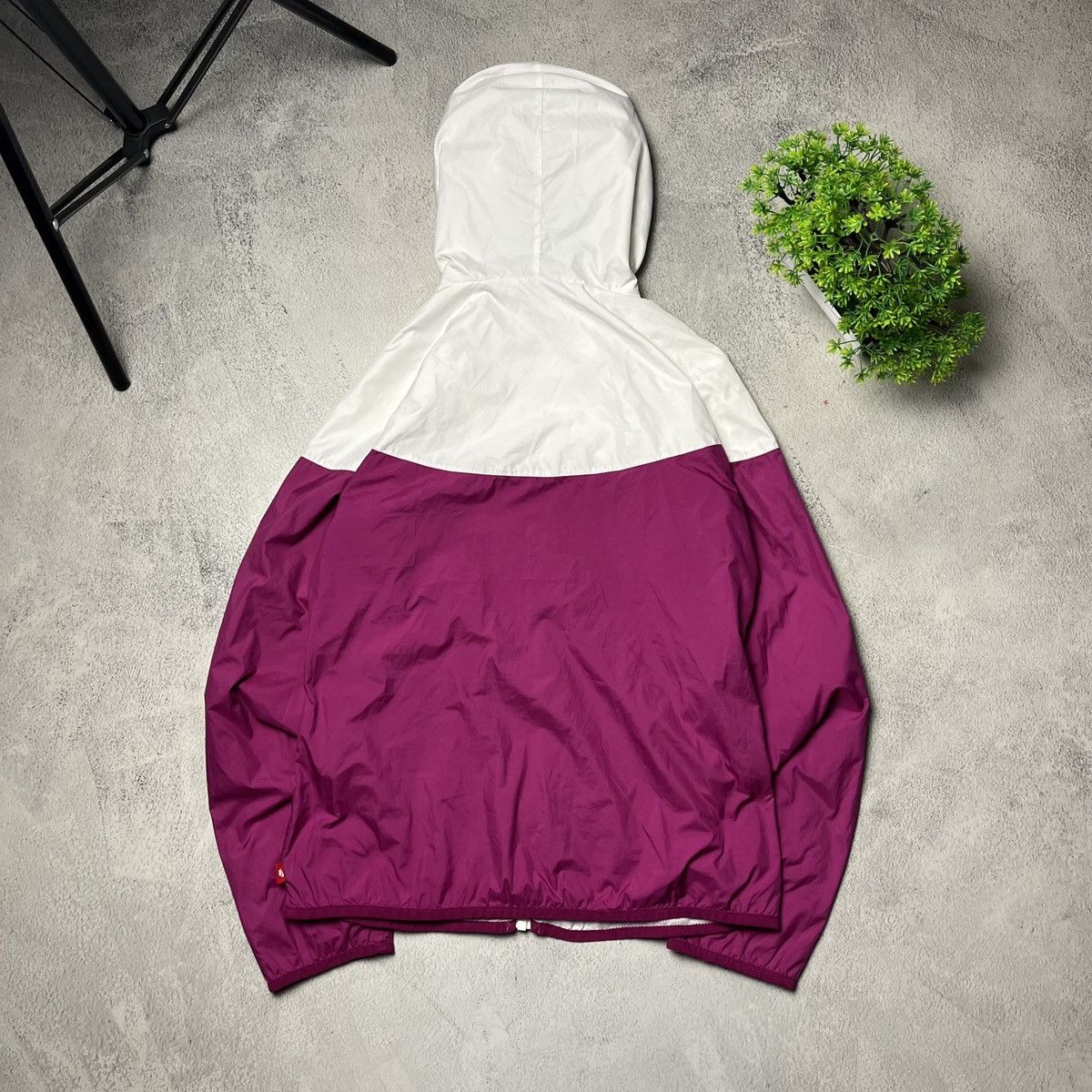 Nike × Vintage 90’s vintage Nike Nylon y2k windbreaker jacket Size S / US 4 / IT 40 - 2 Thumbnail