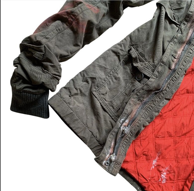 Abercrombie & Fitch 🔥 Thrashed 🔥 Abercrombie and fitch removeable fur jacket Size US S / EU 44-46 / 1 - 2 Thumbnail