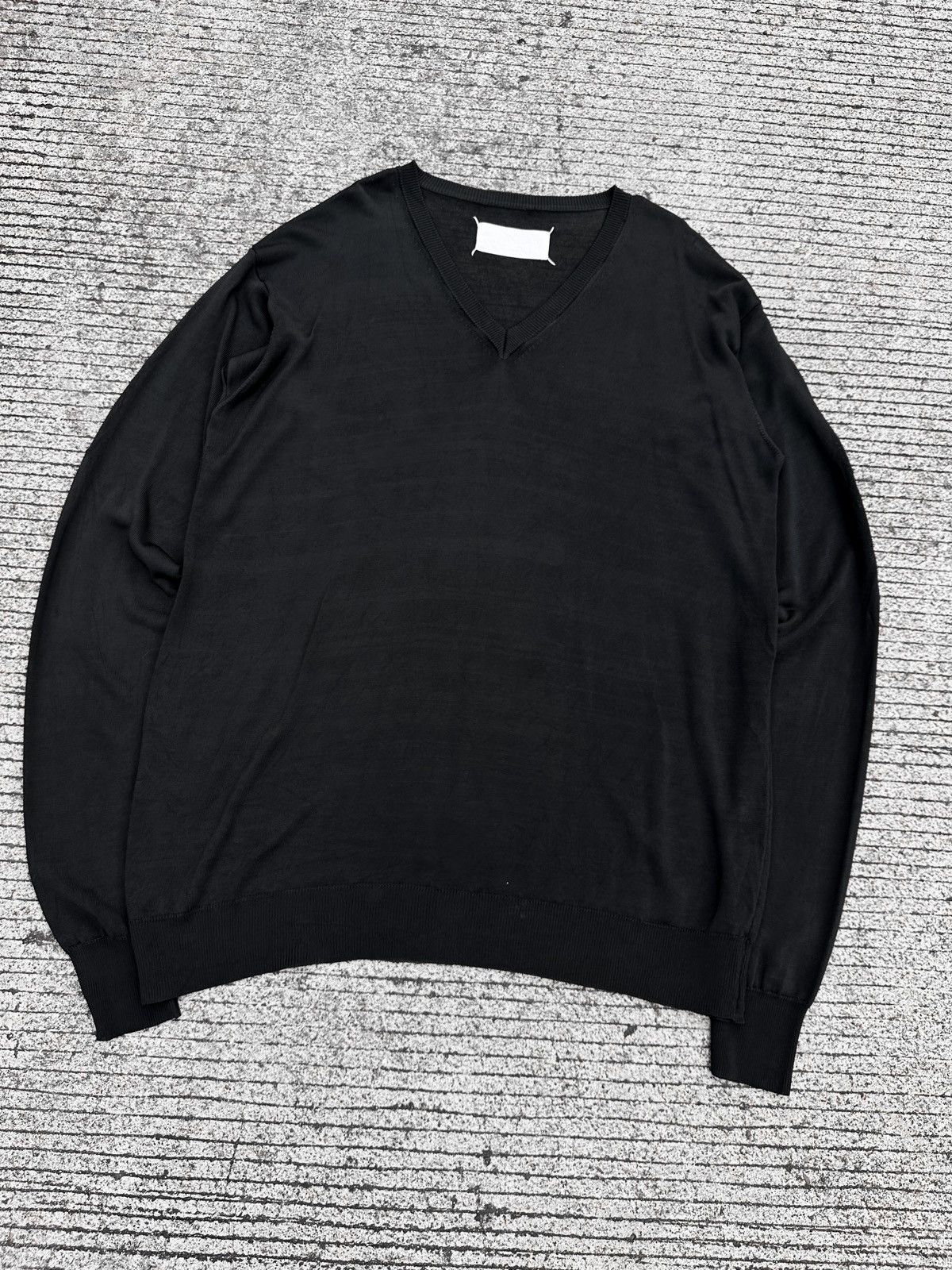 Maison Margiela Maison Margiela "Miss Deanna" Black Viscose Rayon Shirts Size US L / EU 52-54 / 3 - 2 Thumbnail