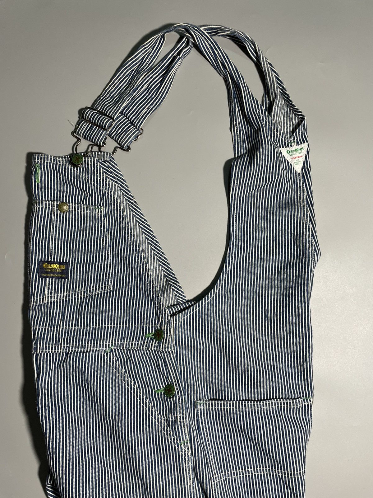 Oshkosh Vintage Oshkosh Hickory Stripes Overall Size US 34 / EU 50 - 11 Thumbnail