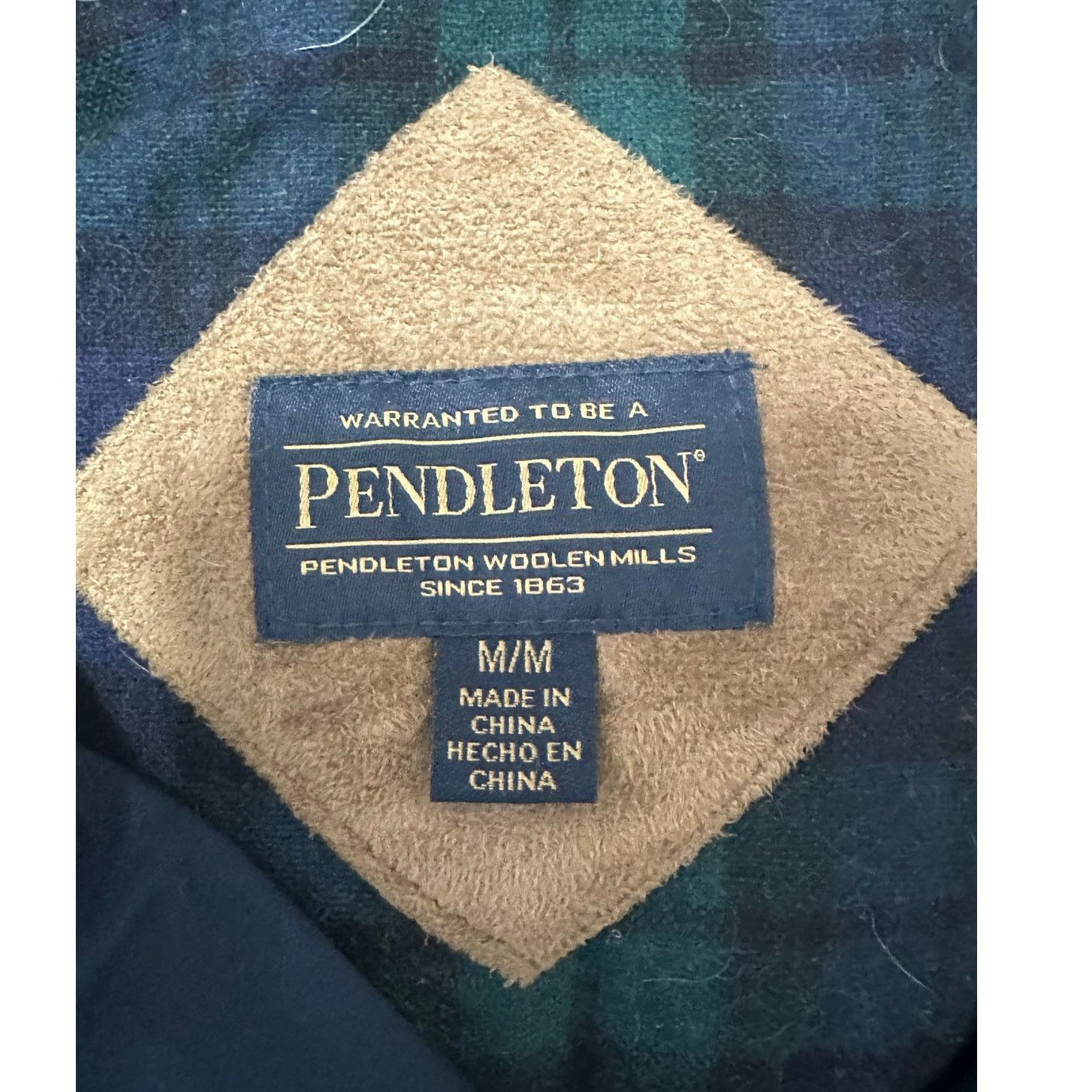 Pendleton Pendleton Blue Green Sherpa Full Zip Jacket size Medium Size M / US 6-8 / IT 42-44 - 3 Thumbnail