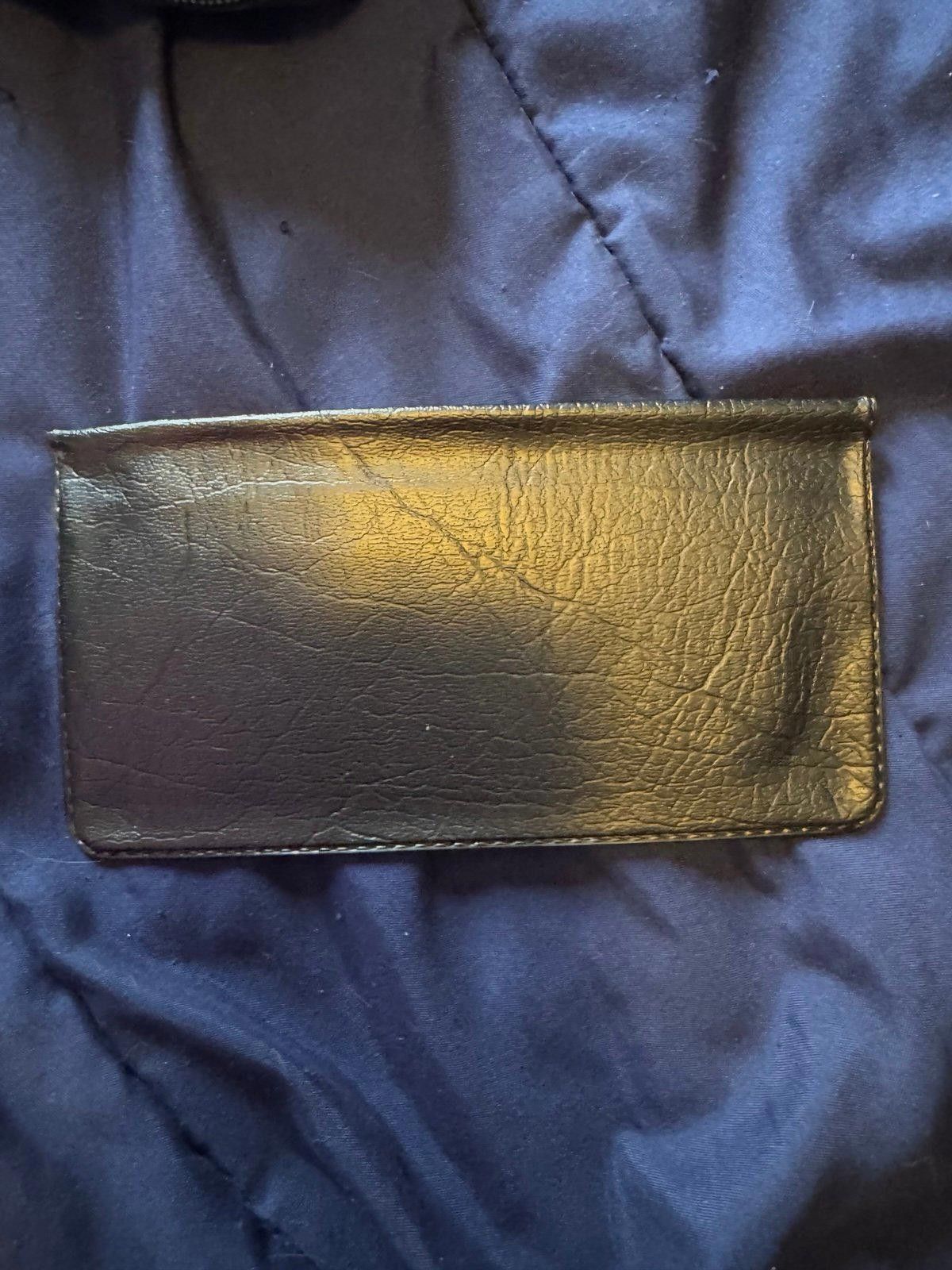 Designer Black Leather Cell Phone Wallet Size ONE SIZE - 4 Thumbnail