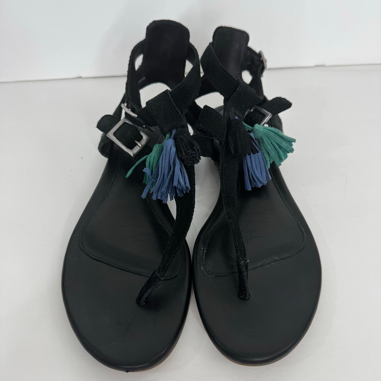 Ugg UGG Lecia Black Leather Ankle Wrap Sandal Size 9 Size US 9 / IT 39 - 7 Thumbnail